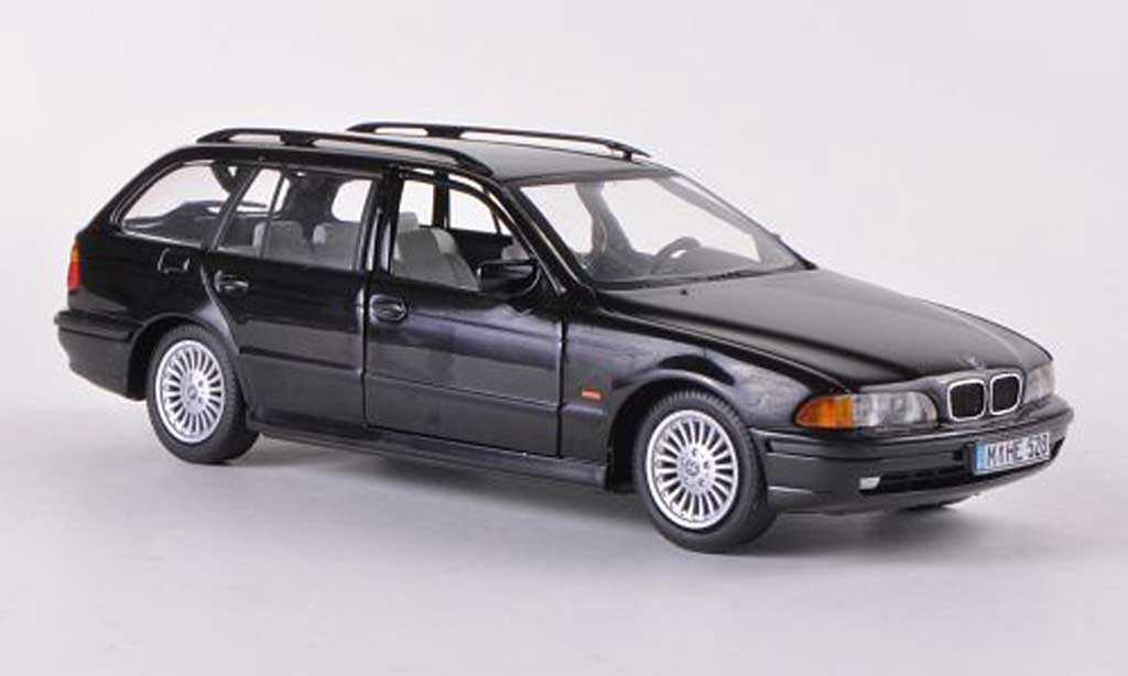 Bmw 528 1/43 Schuco i Touring (E39) black 1997 diecast model cars