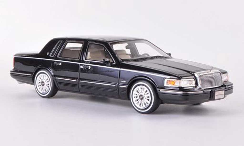 Lincoln Town Car 1997 1/43 GLM 1997 black 1997 diecast model cars