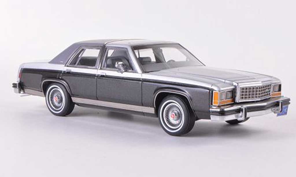Ford LTD 1973 1/43 Matrix 1973 Crown Victoria grey/anthrazit/mattgrey diecast model cars