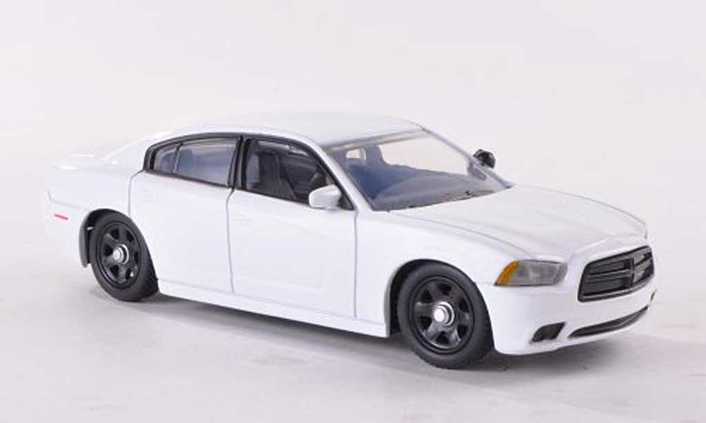 Dodge Charger Police 1/43 First Response Police white undekoriertes Policefahrzeug 2012 diecast model cars