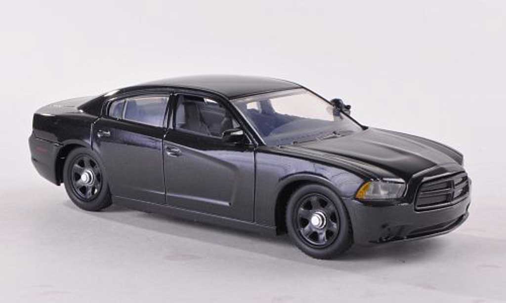 Dodge Charger Police 1/43 First Response Police black undekoriertes Policefahrzeug 2012 diecast model cars