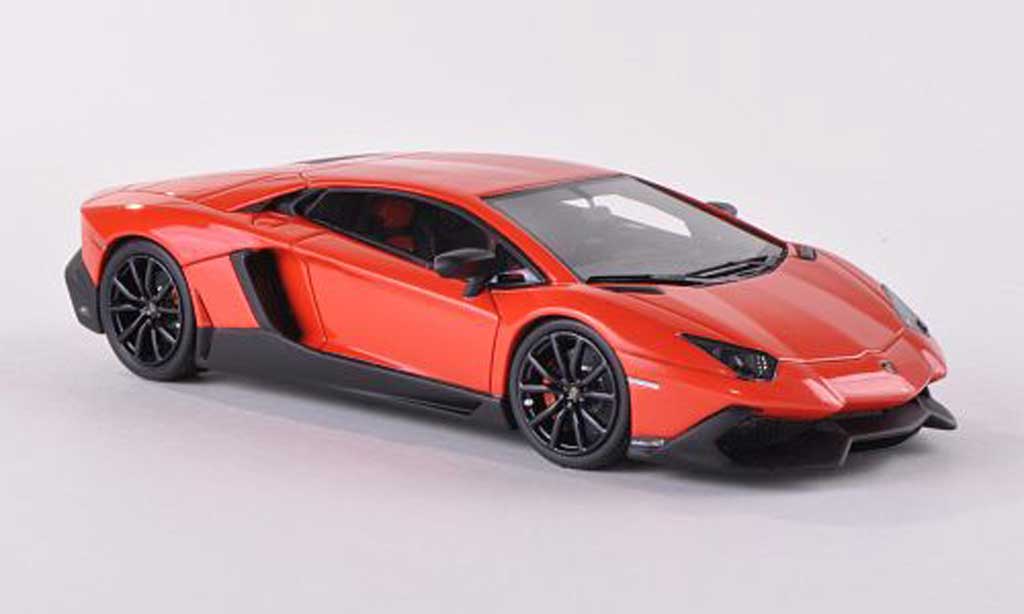 Lamborghini Aventador LP720-4 1/43 Look Smart LP720-4 orange 50. Anniversary diecast model cars
