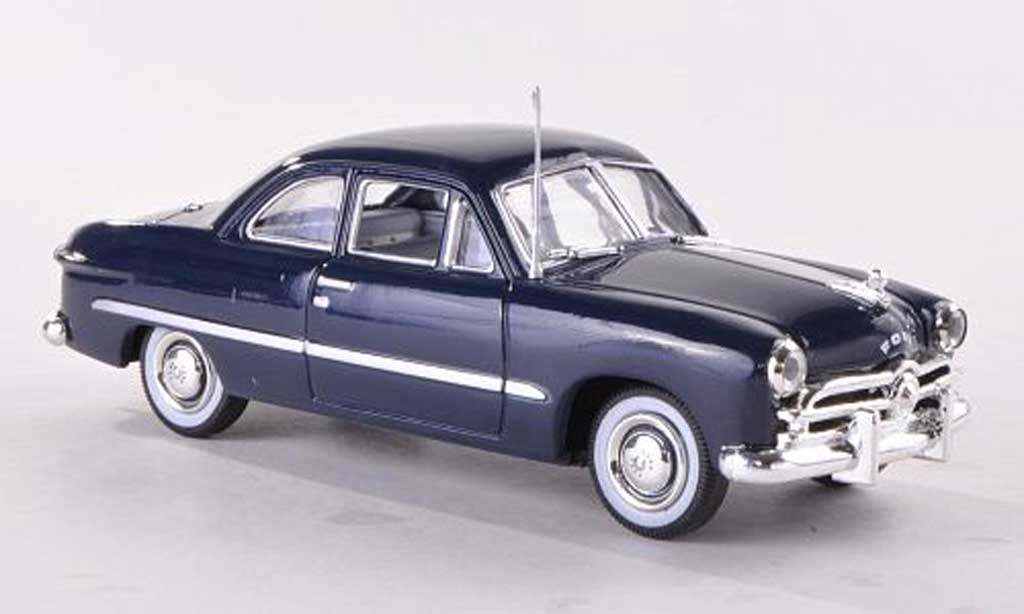 Ford Custom 1949 1/43 American Heritage Models 1949 2-Door Coupe blue diecast model cars