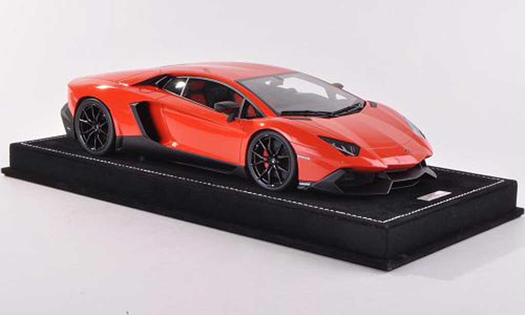 Lamborghini Aventador LP720-4 1/18 MR Collection LP720-4 50th Anniversario orange diecast model cars