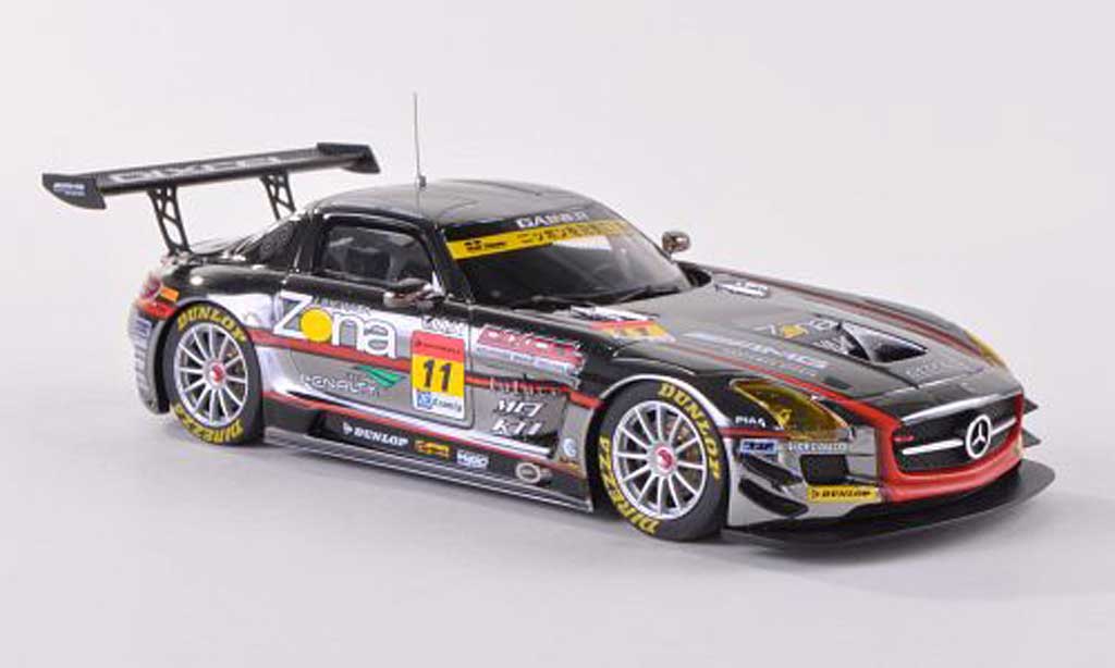 Mercedes SLS 1/43 Ebbro AMG No.11 Gainer Dixcel K.Hiranaka/B.Wirdheim Super GT300 2013 diecast model cars