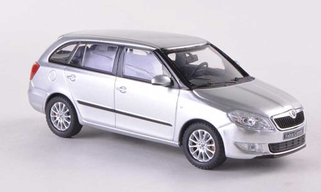 Skoda Fabia II 1/43 Abrex II Combi grey Facelift 2010 diecast model cars