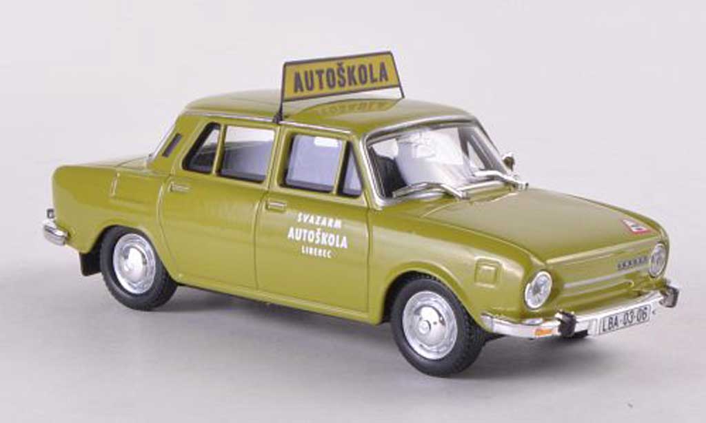 Skoda 110 1/43 Abrex L Autoskola Svazarm Liberec gun diecast model cars