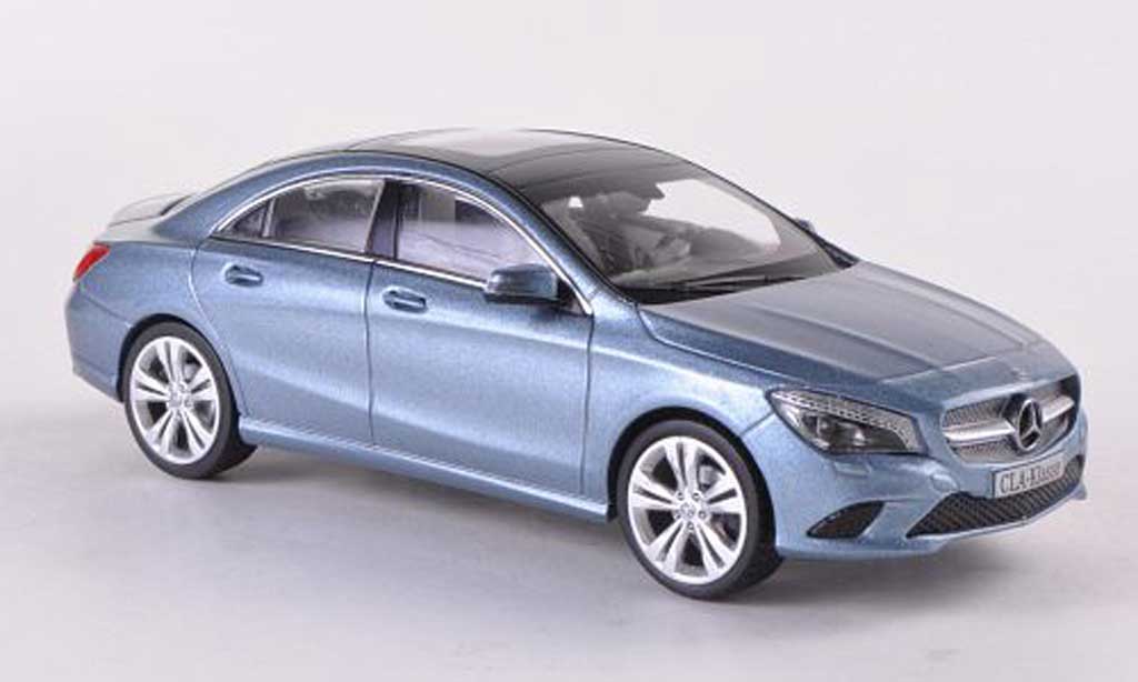 Mercedes CLA 1/43 Schuco (C117) greyblue 2012 diecast model cars