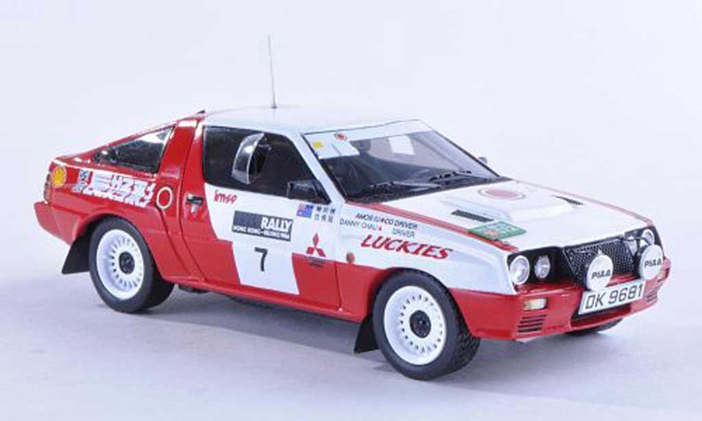 Mitsubishi Starion 1/43 Reve Collection 4WD No.7 Lucky Strike Hong Kong-Beijing Rally 1986 D.S.Chau/A.Iu diecast model cars