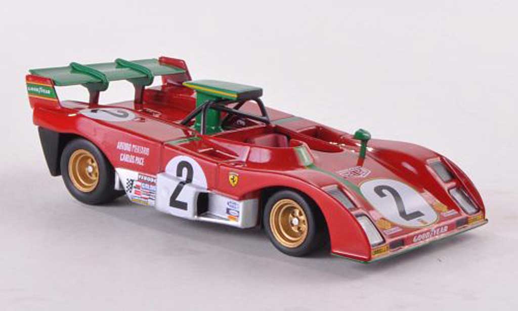 Ferrari 312 P 1/43 Ferrari Racing Collection P No.2 A.Merzario/C.Pace 1000km Zeltweg 1973 diecast model cars