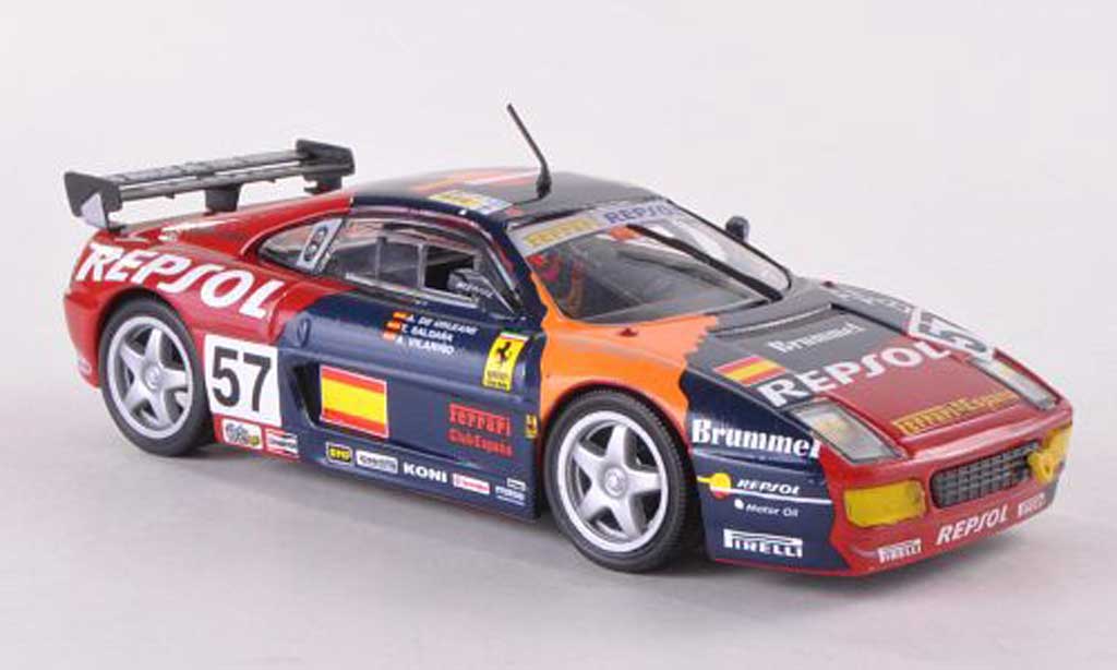 Ferrari 348 GT Competizione 1/43 Ferrari Racing Collection GT Competizione No.57 T.Saldana/A.Villarino/A.de Orleans-Borbon 24h Le Mans 1994 diecast model cars