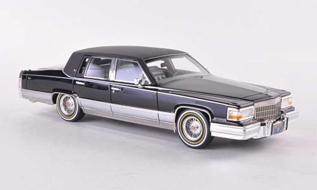 Cadillac Brougham 1/43 GLM matt black 1991 diecast model cars