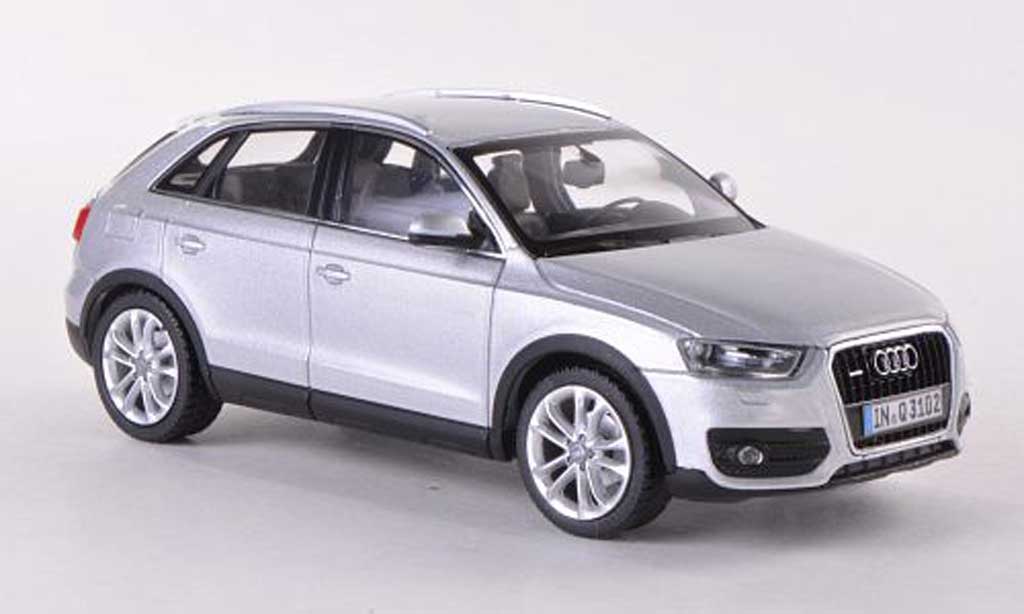Audi Q3 1/43 Schuco grey 2011 diecast model cars