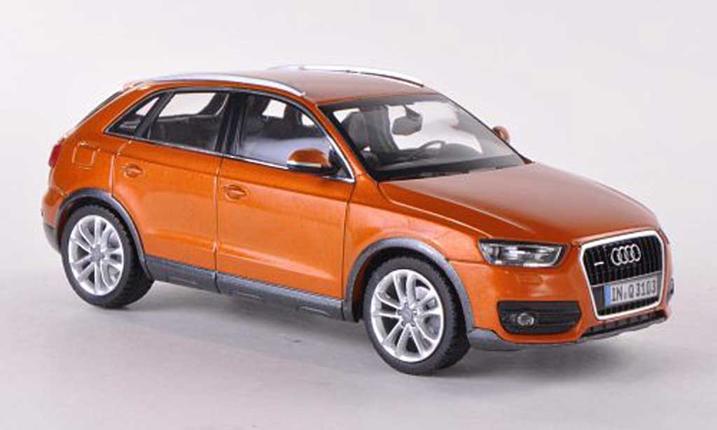 Audi Q3 1/43 Schuco orange 2011 diecast model cars