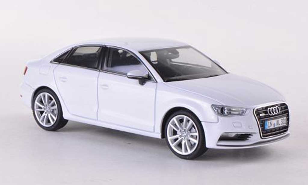 Audi A3 1/43 Herpa Limousine white 2013 diecast model cars