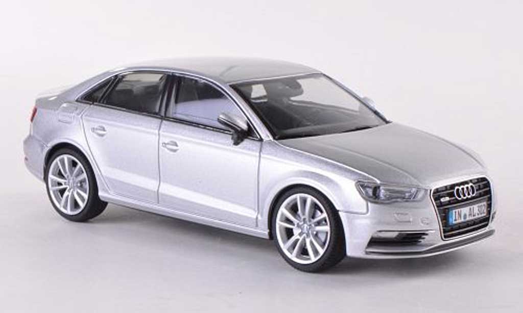 Audi A3 1/43 Herpa Limousine grey 2013 diecast model cars