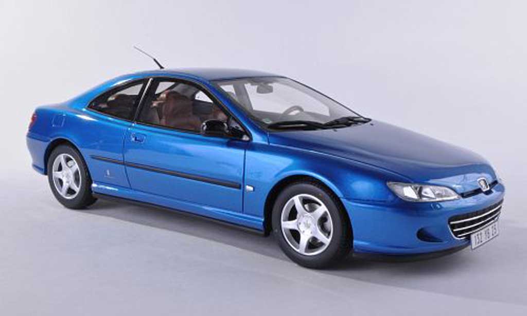 Peugeot 406 1/18 Ottomobile Coupe blue diecast model cars