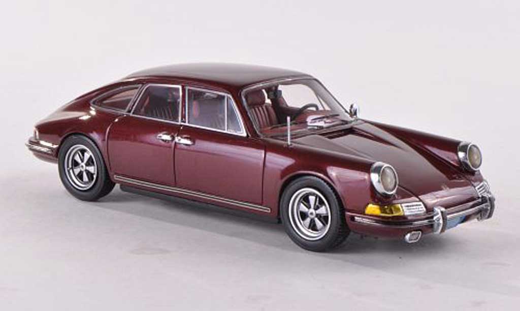 Porsche 911 1/43 Matrix Troutman & Barnes 4-Door Sedan red 1972 diecast model cars