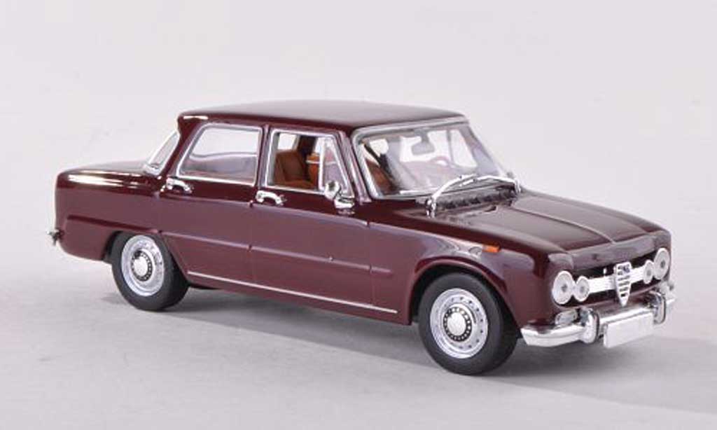 Alfa Romeo Giulia Super 1/43 Minichamps Super black-red 1970 diecast model cars