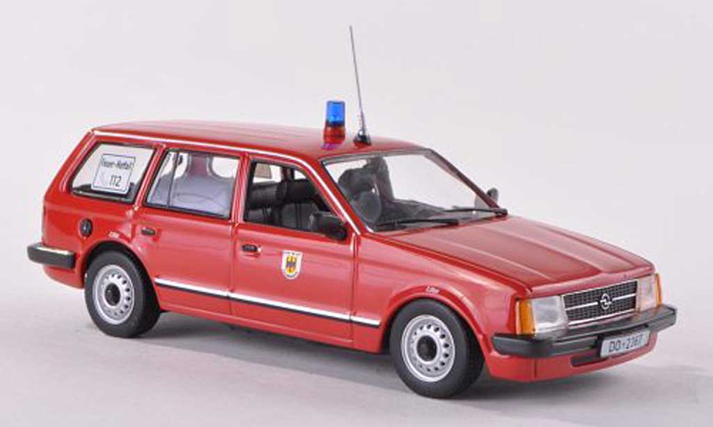 Opel Kadett D 1/43 Minichamps D Caravan pompiers Dortmund 1979 diecast model cars