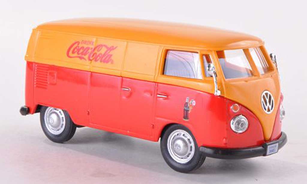 Volkswagen T1 1/43 Motor City Classics Kasten Coca-Cola red/yellow 1962 diecast model cars
