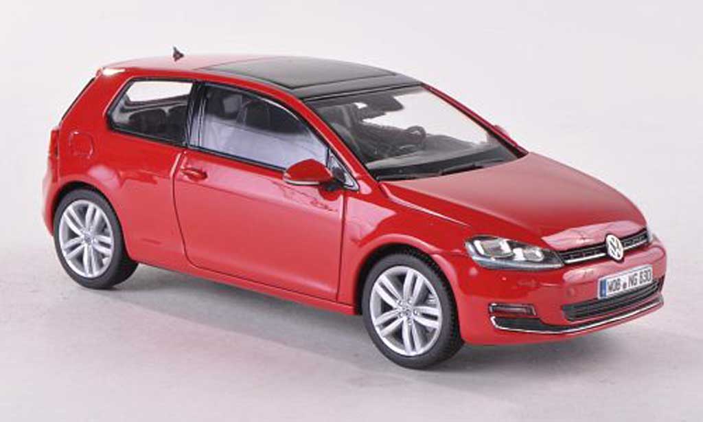 Volkswagen Golf VII 1/43 Herpa VII red 3-Turer 2013 diecast model cars