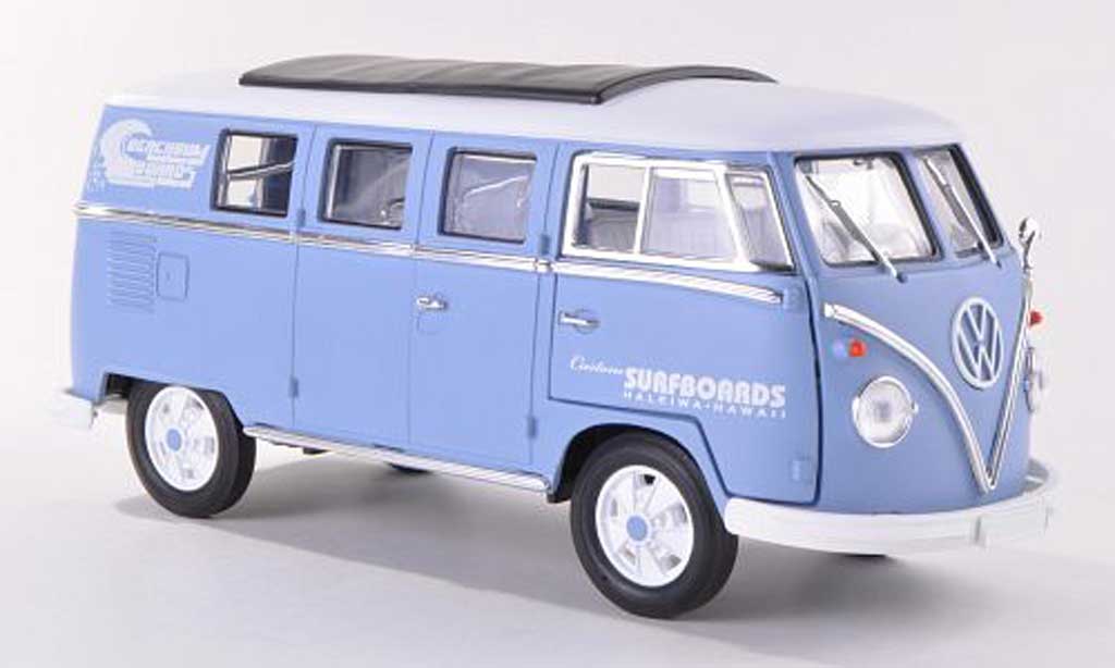 Volkswagen T1 1/18 Greenlight Estate Custom Surfboards Hawaii 1962 diecast model cars