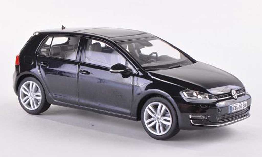 Volkswagen Golf VII 1/43 Herpa VII black 5-Turer 2013 diecast model cars