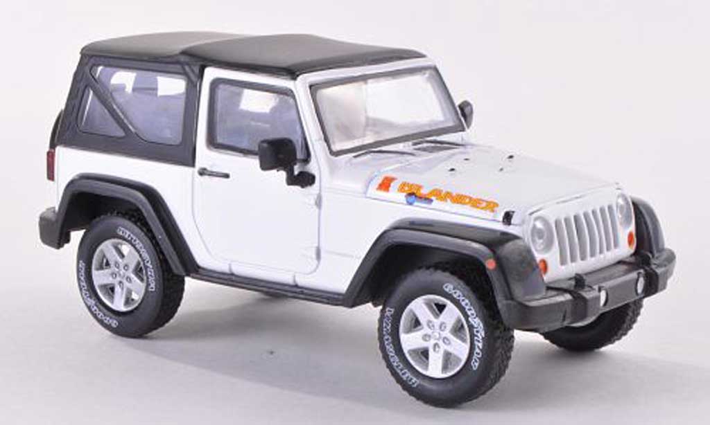 Jeep Wrangler 1/43 Greenlight Islander Edition white 2012 diecast model cars