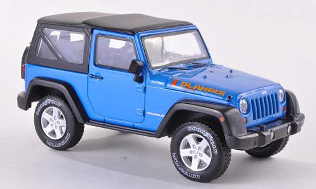 Jeep Wrangler 1/43 Greenlight Islander Edition blue 2012 diecast model cars