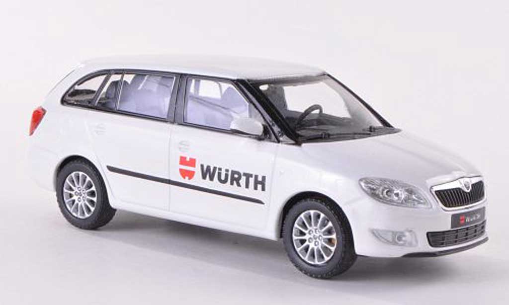 Skoda Fabia II 1/43 Abrex II Combi Wurth diecast model cars