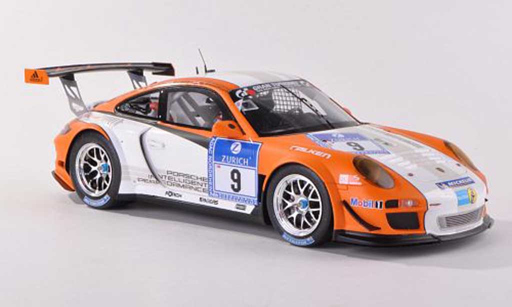 Porsche 997 GT3 1/18 Spark GT3 R hybrid No.9 Nurburgring Bergmeister/Holzer/Lietz/Ragginger 2010 diecast model cars
