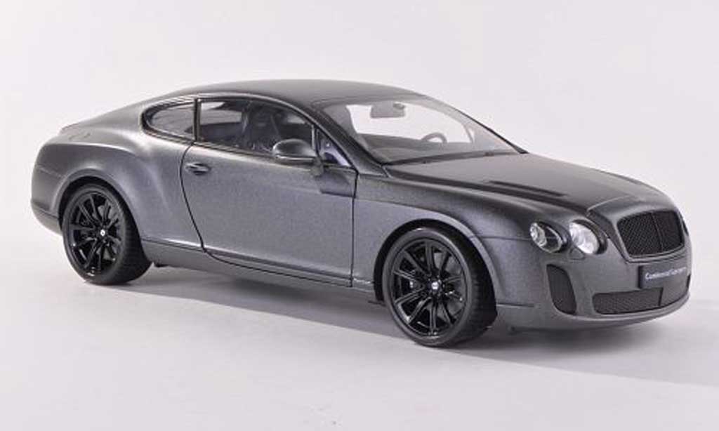 Bentley Continental Supersports 1/18 Welly Supersports matt anthrazit LHD diecast model cars