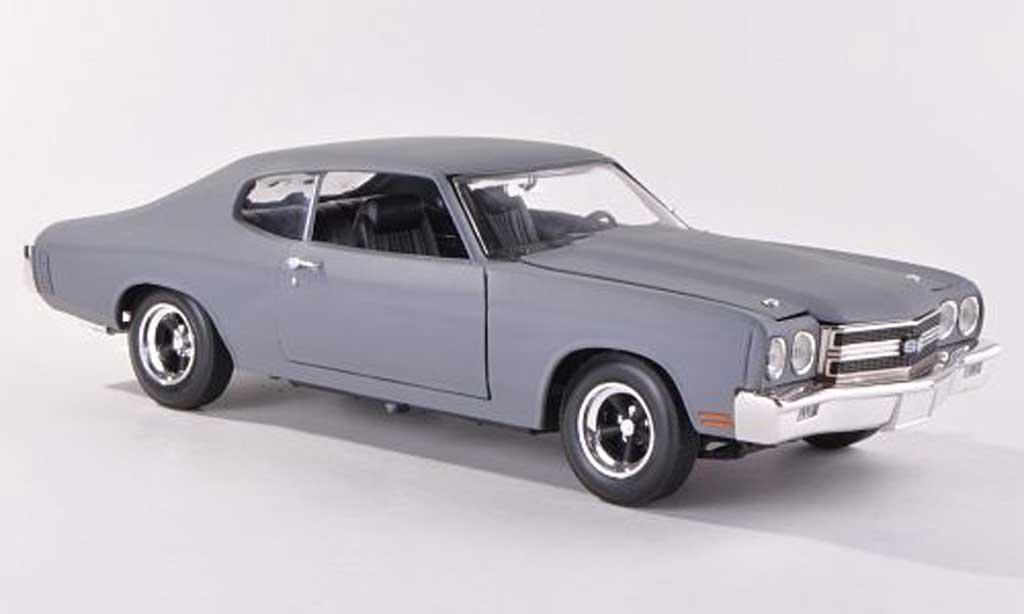 Chevrolet SS 1970 1/18 Johnny Lightning matt grey Fast & Furios 4 diecast model cars