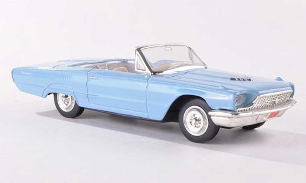 Ford Thunderbird 1966 1/43 Yat Ming 1966 blue diecast model cars