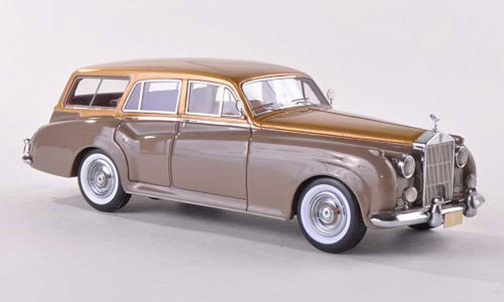Rolls Royce Silver Cloud 1/43 Matrix Harold Radford SC biens dore/clair-brun LHD 1959 diecast model cars