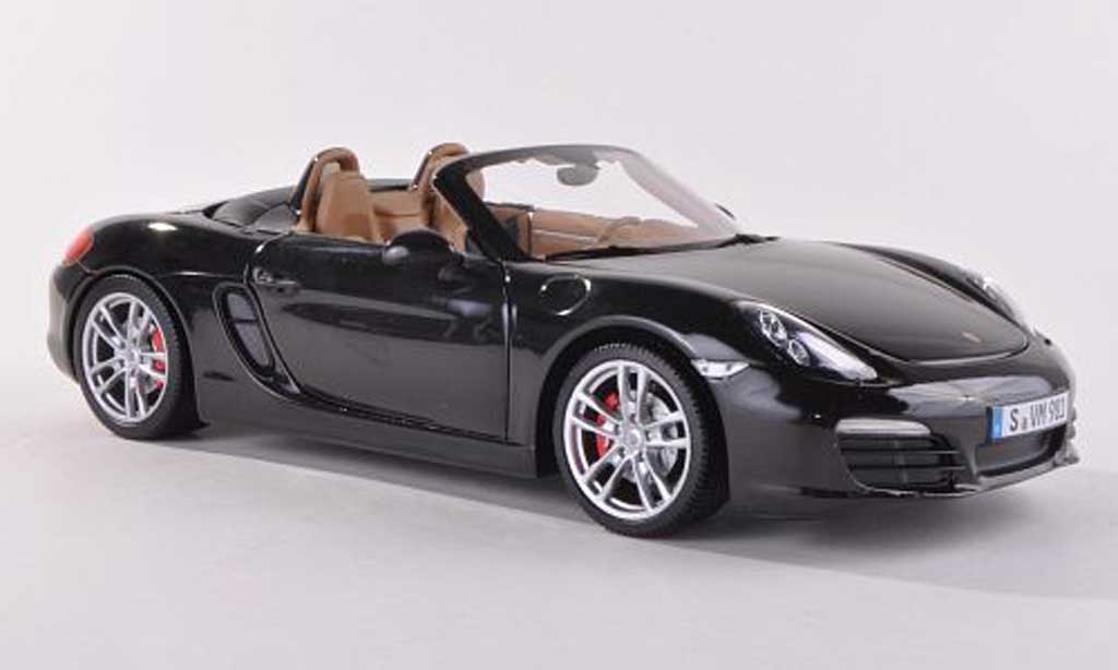 Porsche Boxster 1/18 Minichamps S (981) black 2012 diecast model cars