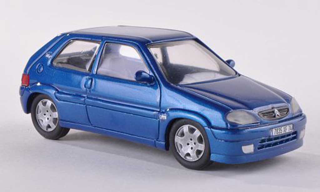 Citroen Saxo 1/43 Paradcar VTS blue diecast model cars