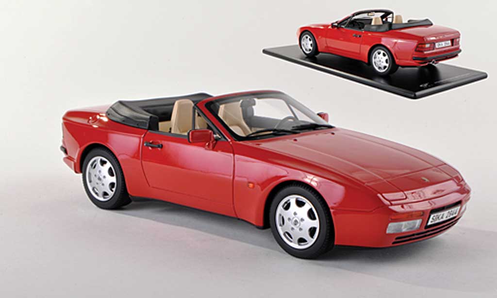 Porsche 944 1989 1/43 GT Spirit 1989 S2 cabriolet red diecast model cars