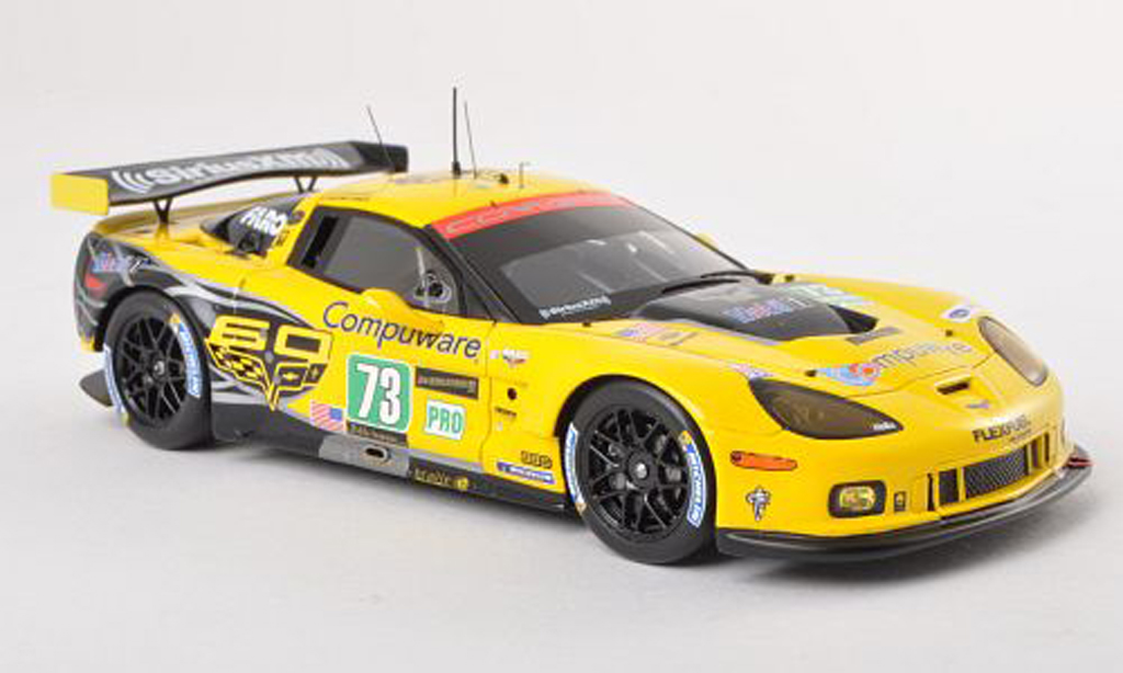 Chevrolet Corvette C6 1/43 Spark C6 ZR1 No.73 Racing 24h Le Mans 2013 A.Garcia/J.Magnussen/J.Taylor diecast model cars