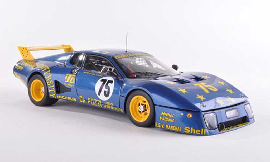 Ferrari 512 BB LM 1/18 BBR Models BB LM No.75 Team JMS Racing 24h Le Mans 1980 Gutteny/Libert/Blynie diecast model cars