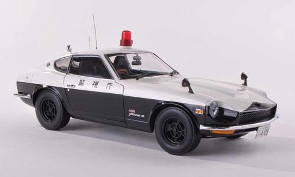 Nissan Fairlady Z Z432 1/43 Kyosho Z432 Tokyo Metropolitan Police Departement 1970 diecast model cars