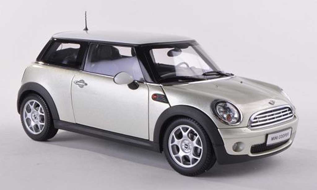 Mini Cooper D 1/18 Kyosho D clair-beige avec whiteem toit diecast model cars