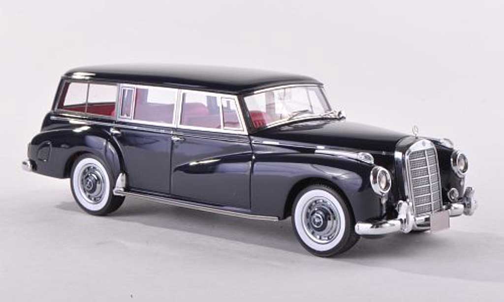 Mercedes 300 C 1/43 Matrix C (W186) Binz camionnette black 1956 diecast model cars