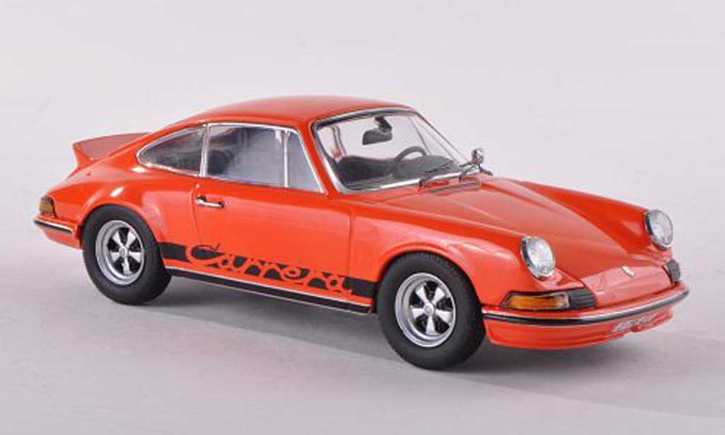 Porsche 911 RS 1/43 Schuco RS Carrera 2.7 red avec blackem Schriftzug diecast model cars