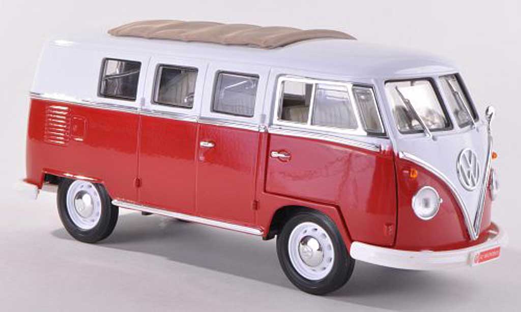 Volkswagen T1 1/43 Motor City Classics Samba Coca-Cola red/white 1962 diecast model cars