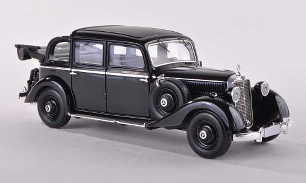 Mercedes 260 D 1/43 Esval Models D Pullmann Landaulet black ouvert 1936 diecast model cars