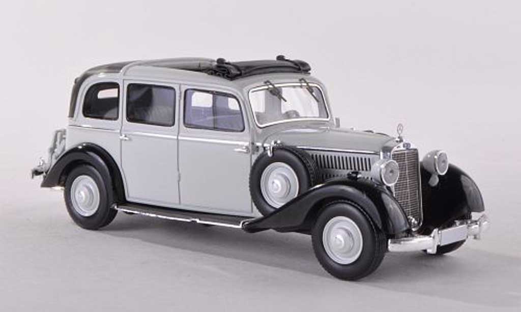 Mercedes CLA D 1/43 Esval Models 260 D Pullmann Landaulet clair-grey/black ouvert 1936 diecast model cars