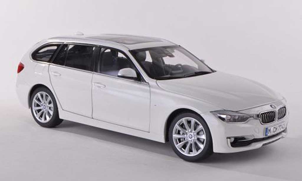 Bmw 330 F31 1/18 Paragon F31 Touring white 2012 diecast model cars