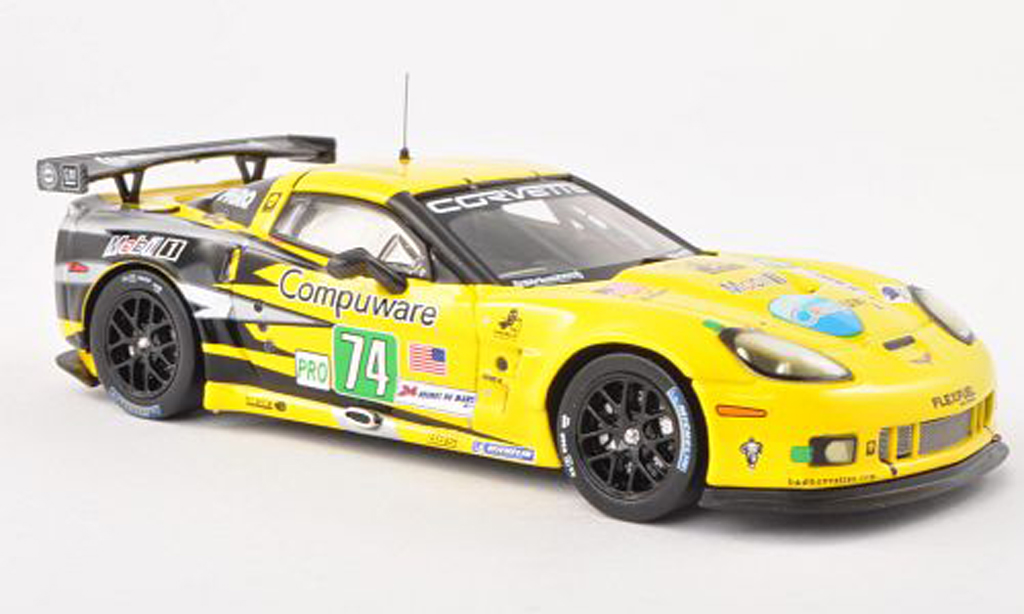 Chevrolet Corvette C6 1/43 IXO C6 ZR1 No.74 24h Le Mans 2011 O.Garvin/J.Magnussen/R.Westbrook diecast model cars